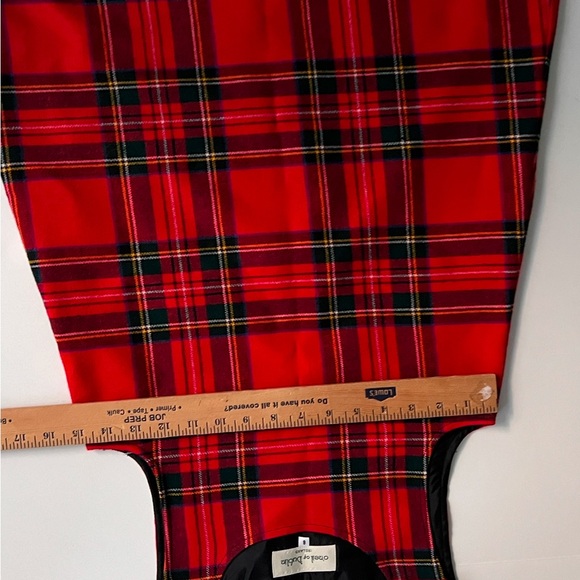 O'Neil of Dublin Red Tartan Plaid Girls Dress Size 8 - Picture 5 of 5